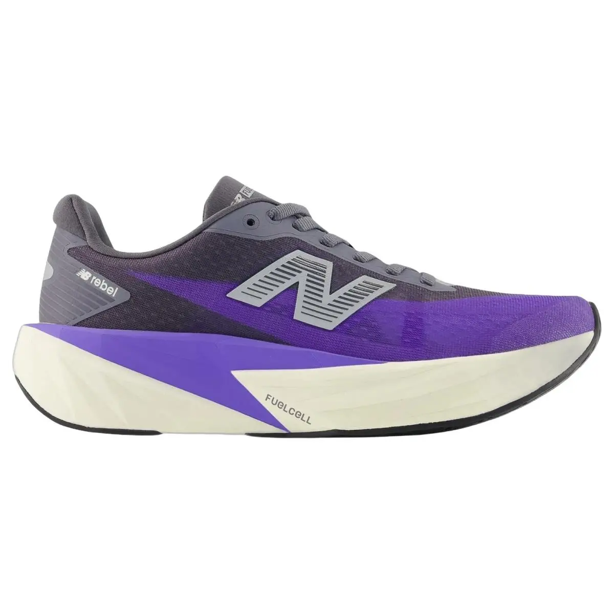 New Balance shoes - Fuelcell Rebel V5 - Fuelcell Rebel - WFCX8L2 - Electric Indigo/Truffle Salt/Silver Metallic 6