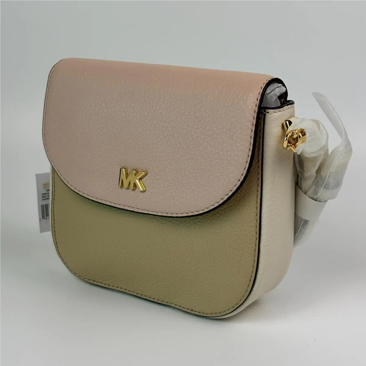 Half Dome Crossbody Leather Bag by Michael Kors