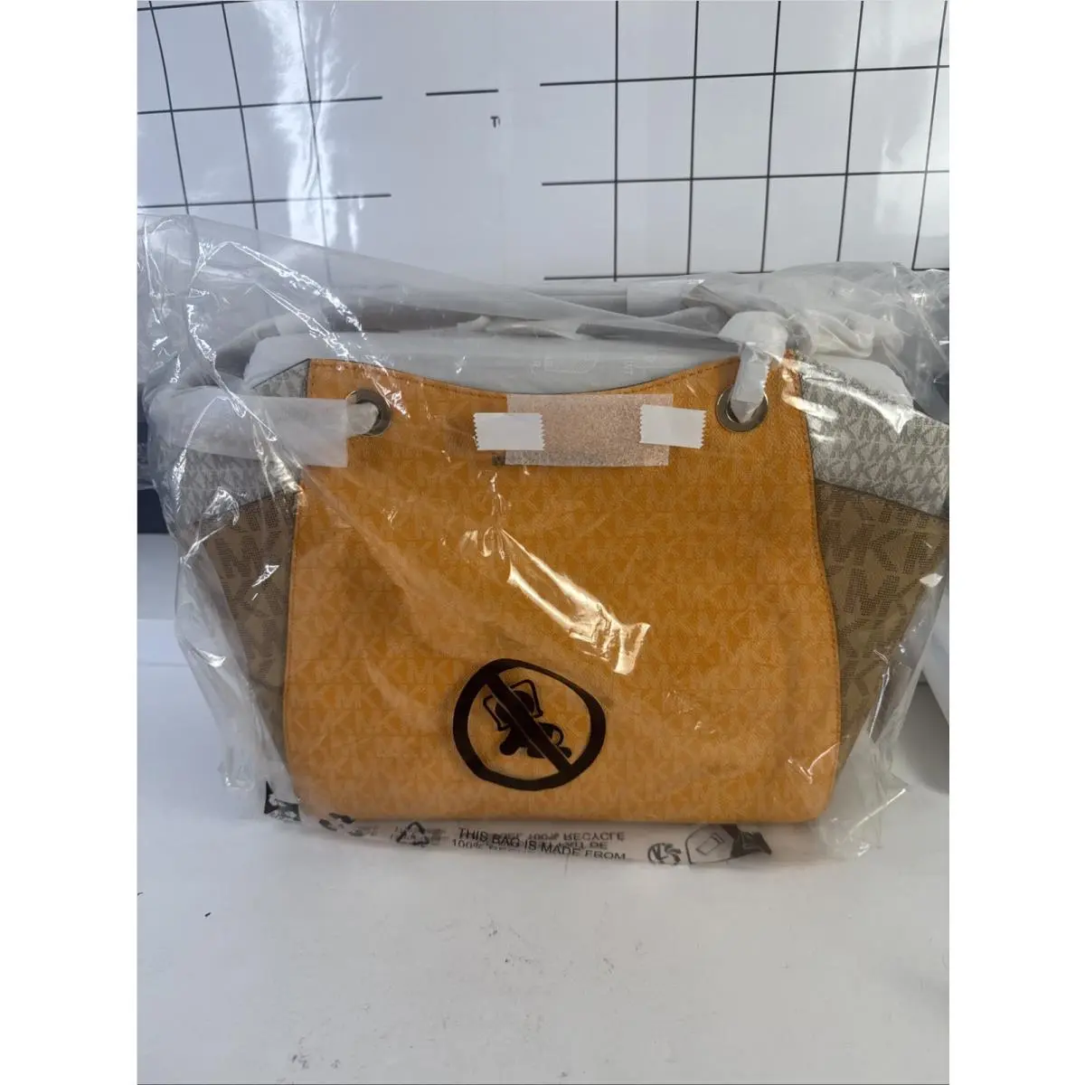 Jet Set Travel Orange Pop Multi 35S5GTVE3B In Packaging by Michael Kors