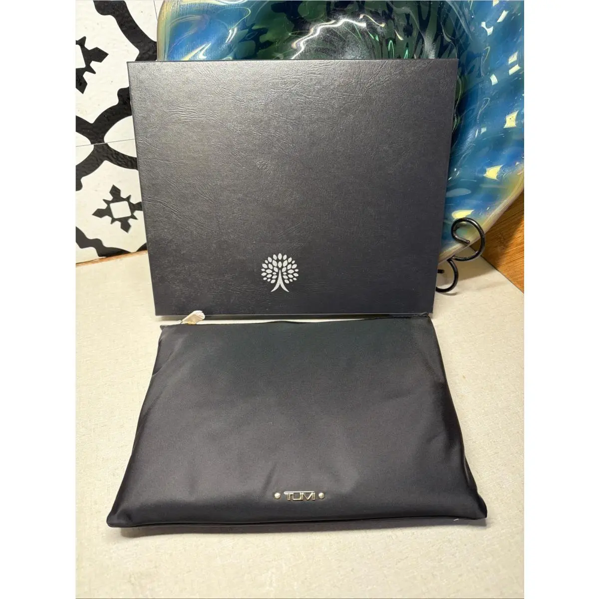 Box Rare  x Mulberry Just In Case Travel Tote Gift Set by Tumi