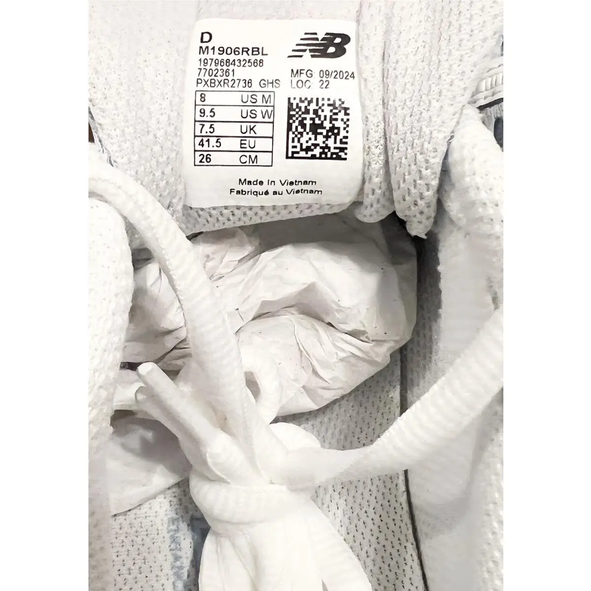 New Balance shoes - New Balance 1906R - M1906RBL - White, Chrome Blue, Gray 4