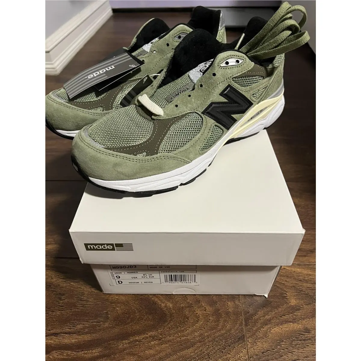 New Balance shoes - New Balance 990v3 - M990JD3 - Green 1
