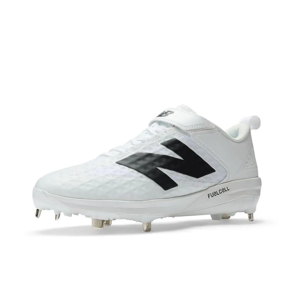 Men`s Fuelcell 4040 V8 Metal Baseball Shoe White/black 12 W by New Balance