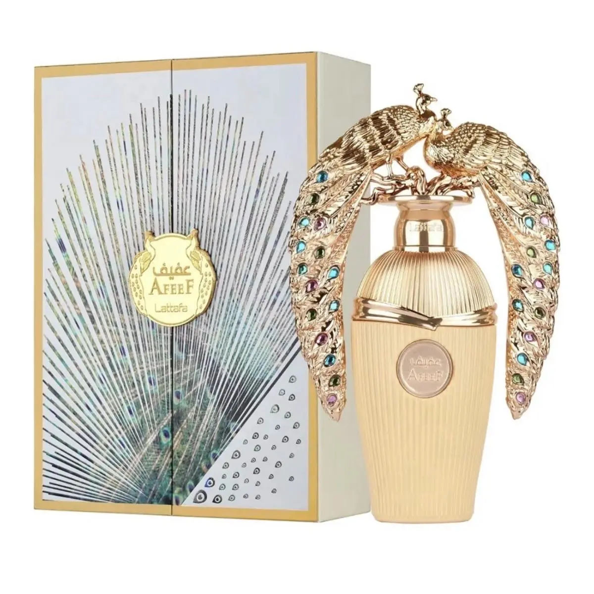 Afeef Eau de Parfum Spray Regular Size 3.4 fl oz 100 mL by Lattafa