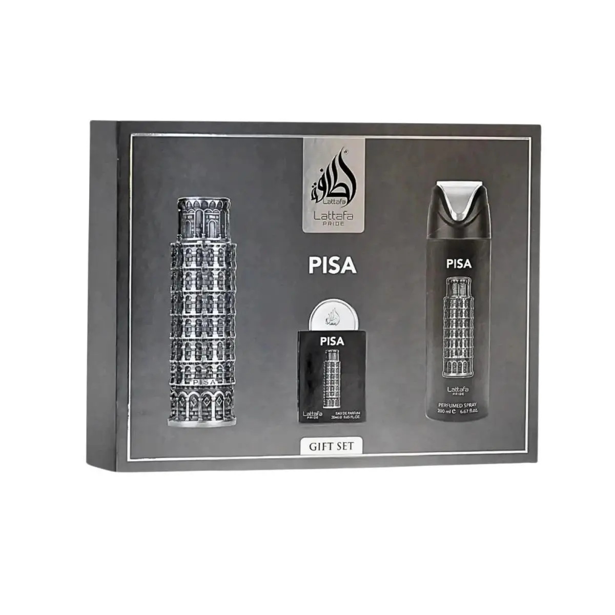 Pride Pisa Gift Set 3PCS by Lattafa