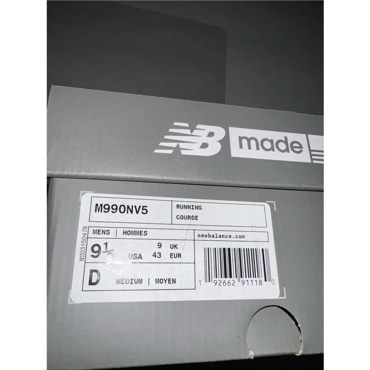 New Balance shoes - New Balance 990 v5 - M990NV5 - Blue 1