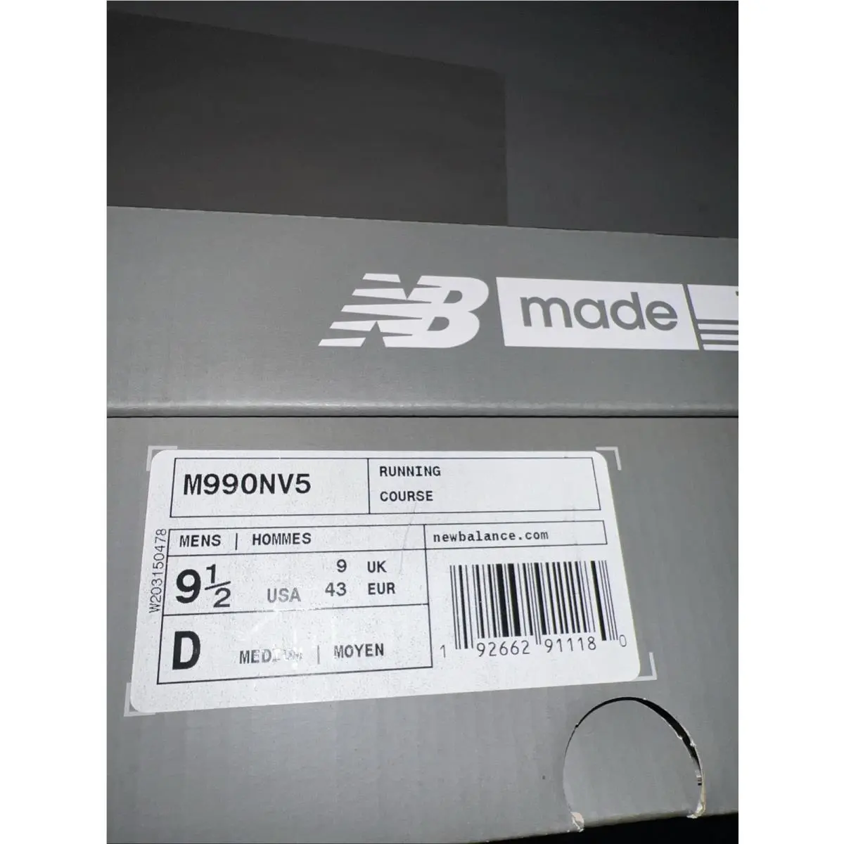 New Balance shoes - New Balance 990 v5 - M990NV5 - Blue 2