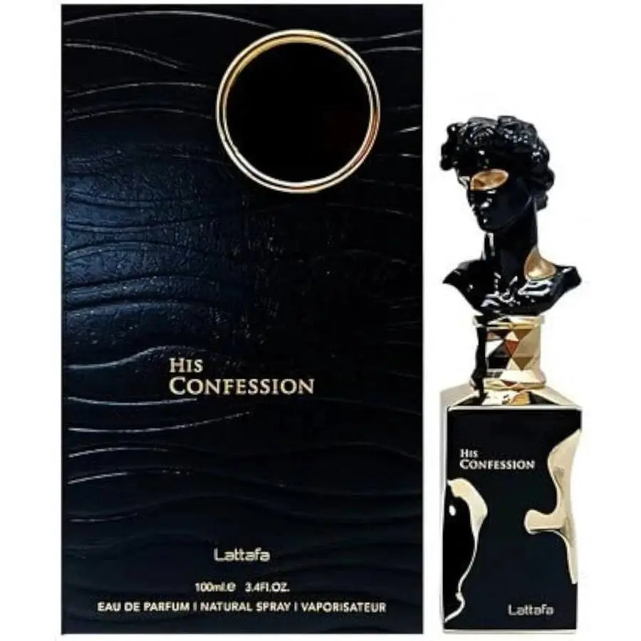 His Confession  3.4 oz Edp Cologne Men by Lattafa