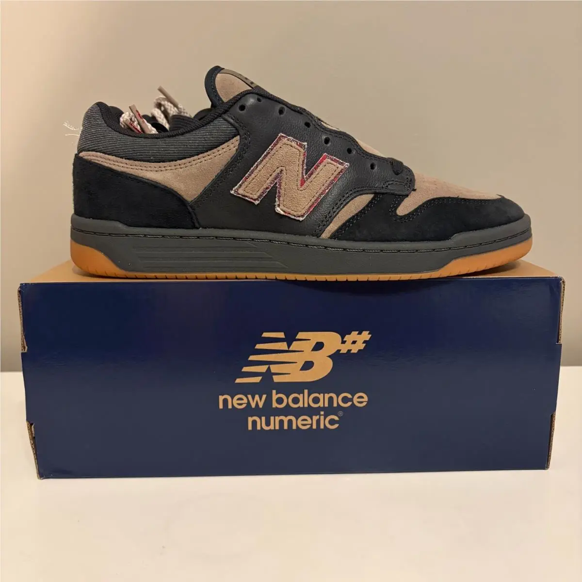 New Balance shoes - NM480 - UN480SMK - Black / Arid Stone, Main: Black 8
