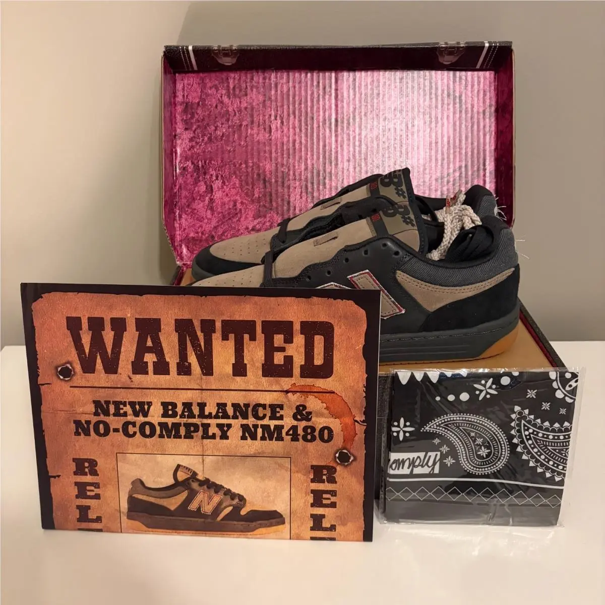 New Balance shoes - NM480 - UN480SMK - Black / Arid Stone, Main: Black 12