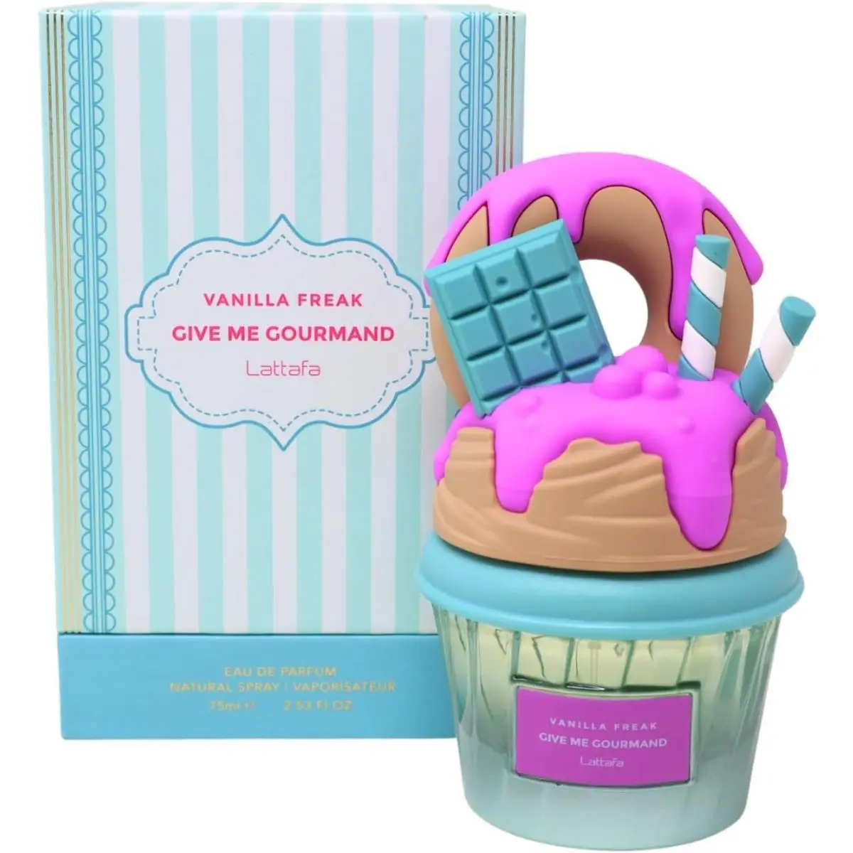 Lattafa Give Me Gourmand Vanilla Freak Eau De Parfum 2.5 oz 75 ml For Women