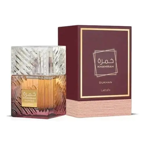 Lattafa Khamrah Dukhan Perfume Spray Regular Size 3.4 fl oz