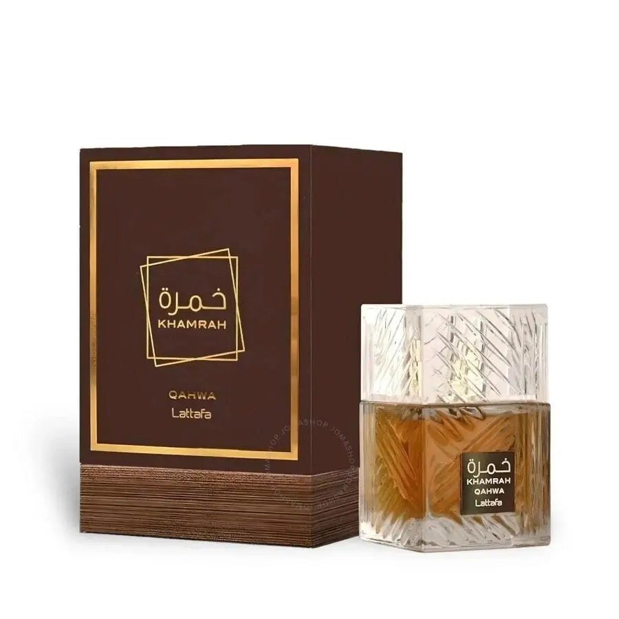 Lattafa Khamrah Qahwa Eau De Parfum 3.4oz Unisex Long Lasting Fragrance