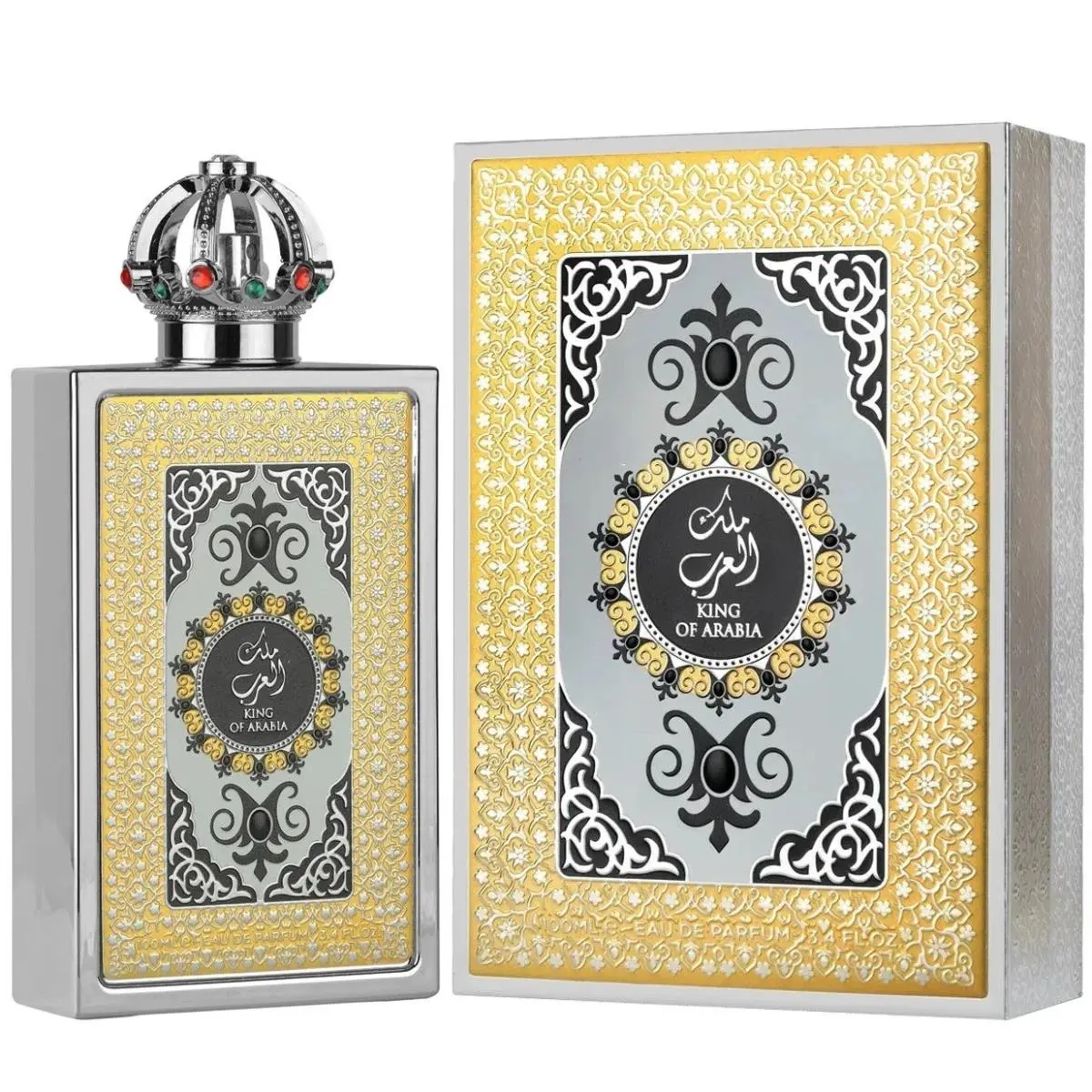 Men`s Pride King Of Arabia Edp Spray 3.4 oz Fragrances 6290362346104 by Lattafa