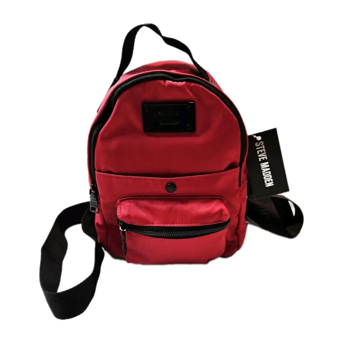 Bailey Mini Red/black Nylon Backpack DO327625 by Steve Madden
