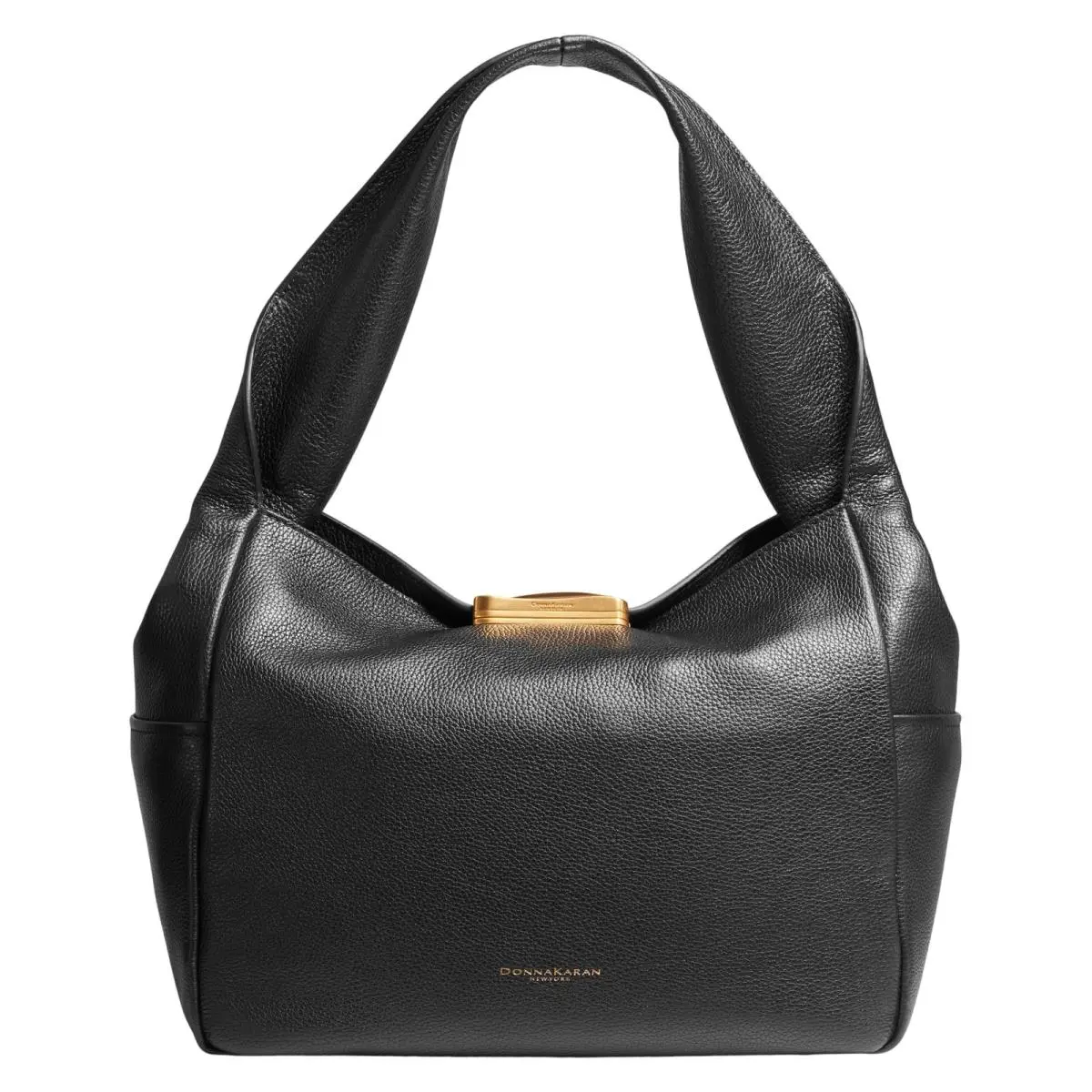 Donna Karan Amagansett Shoulder Bag Black/gold by DKNY