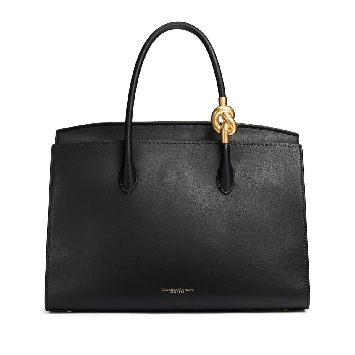 Donna Karan Loden Satchel Bag Black/gold by DKNY