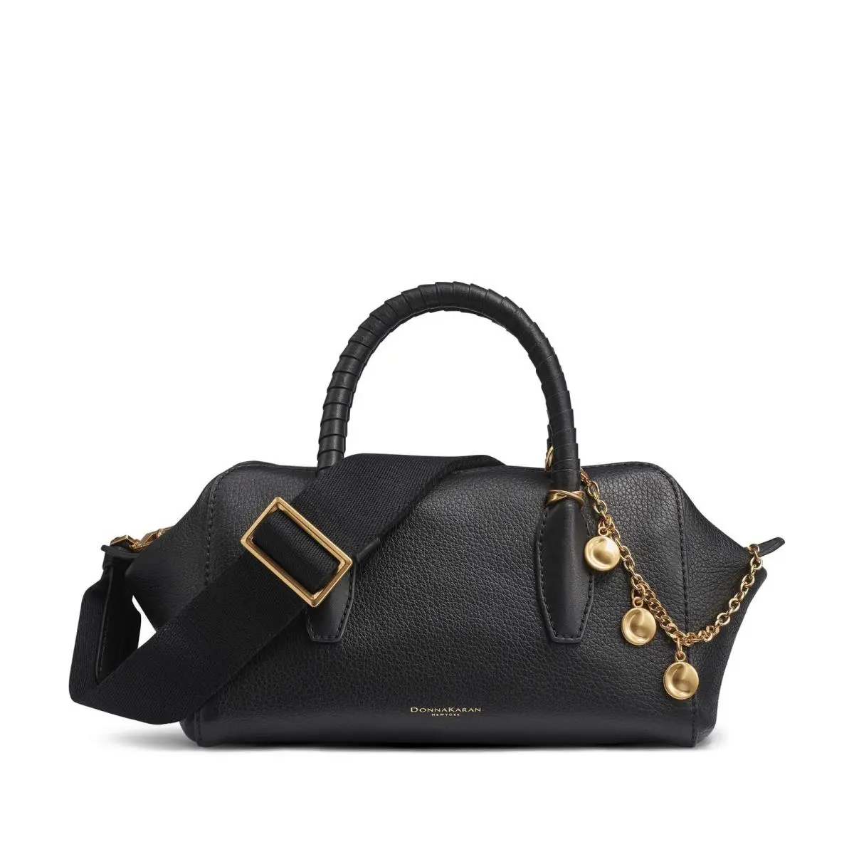 Donna Karan Chantilly Mini Satchel Bag Black/gold