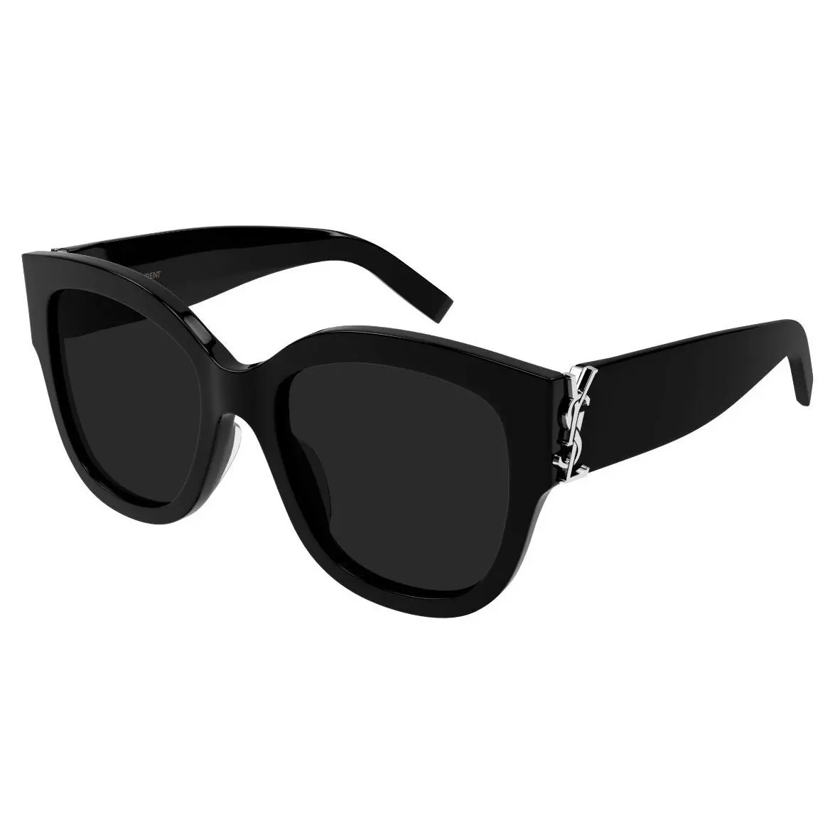 Saint Laurent SL M95 F 005 Cat Eye Black Grey Polarized 56 mm Women`s Sunglasses by Yves Saint Laurent