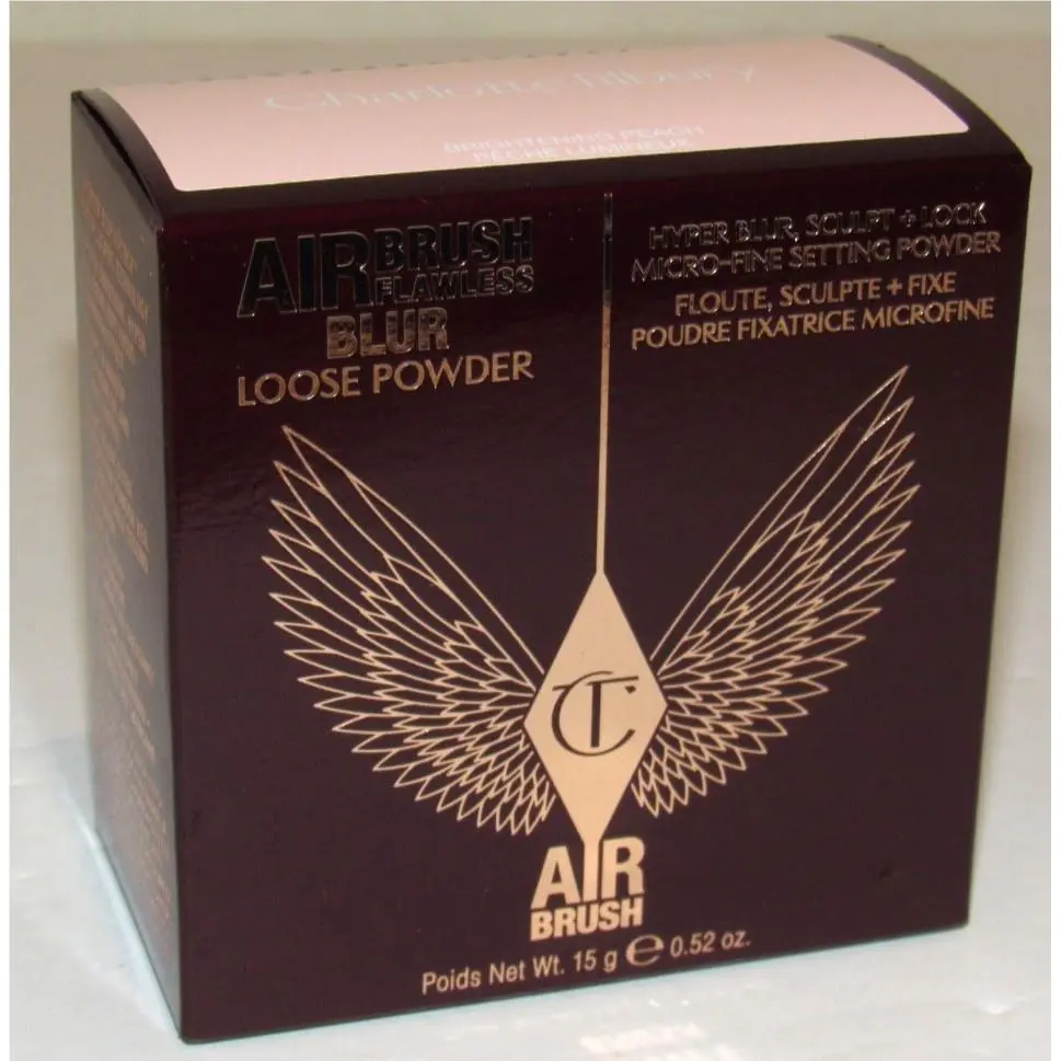 Airbrush Flawless Blur Loose Powder Brightening Peach 0.52 Oz by Charlotte Tilbury