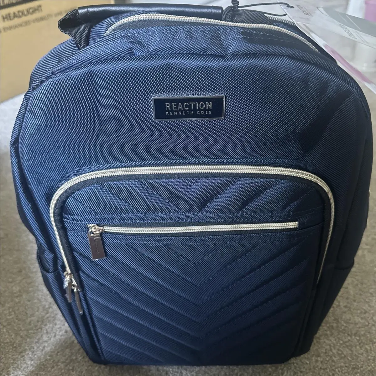 Reaction Women`s Chelsea Chevron 15 Laptop and Tablet Backpack by Kenneth Cole