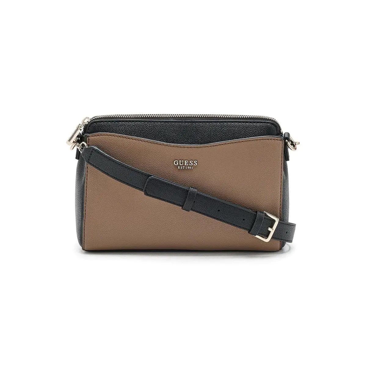 Women`s Handbags  Bethany Girlfriend Crossbody Chestnut Multi by Guess