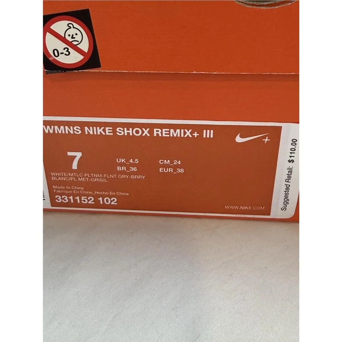 Nike shoes - Nike Shox - Shox - 331152102 - White 3
