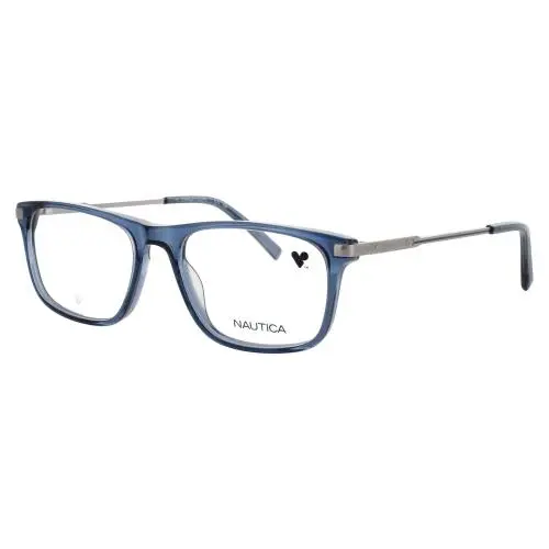 N8197-410-54 Eyeglasses Eye Glasses 410 54mm Unisex Crystal Navy by Nautica