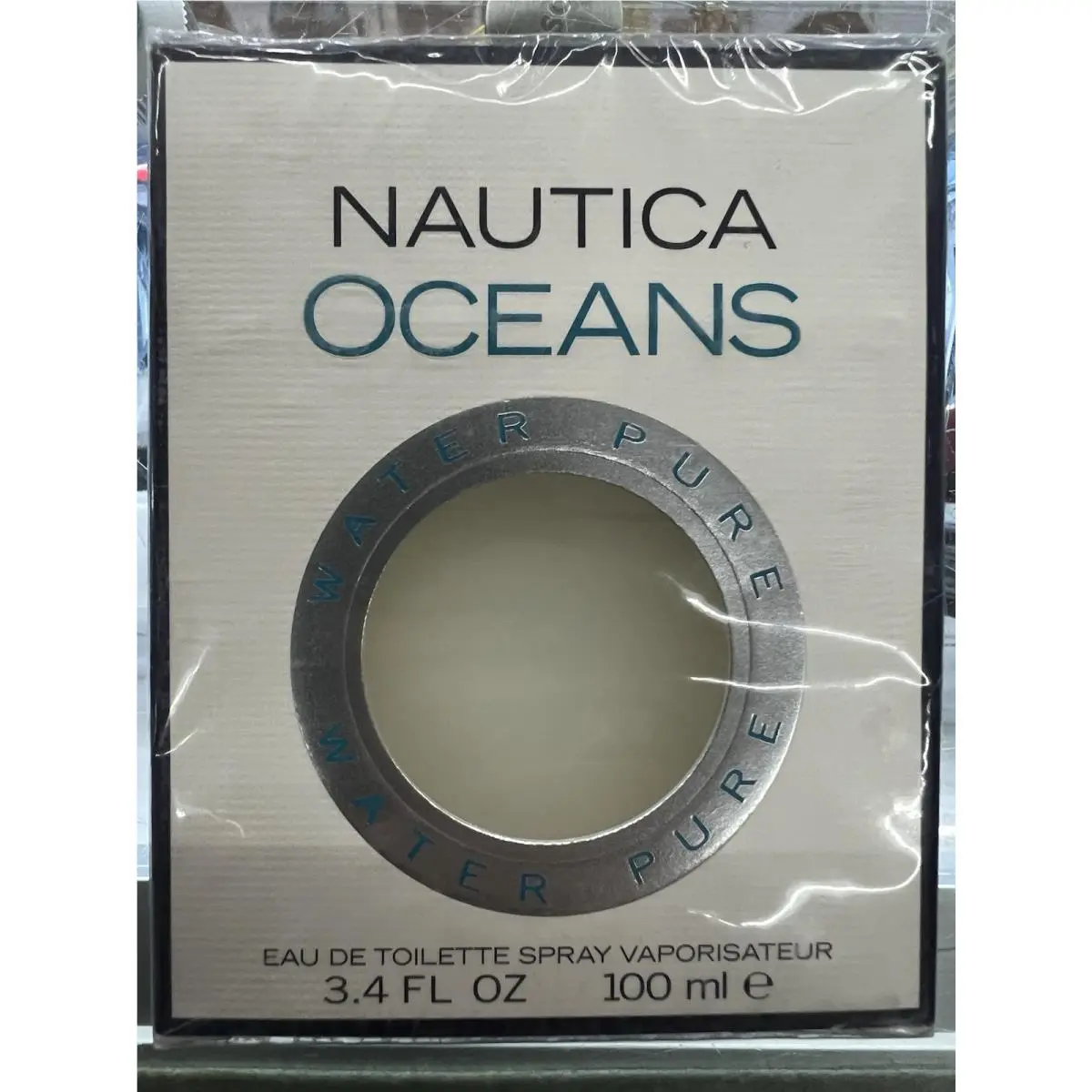 Oceans Pure Water  3.4 oz / 100ml Edt Spray Men Cologne by Nautica