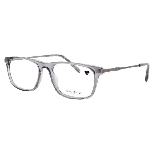N8197-015-54 Eyeglasses Eye Glasses 015 54mm Unisex Crystal Grey by Nautica
