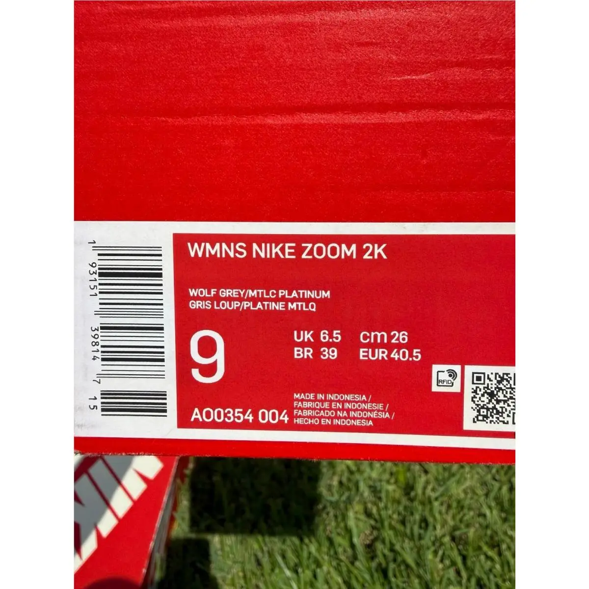 Nike shoes - white / gray 6