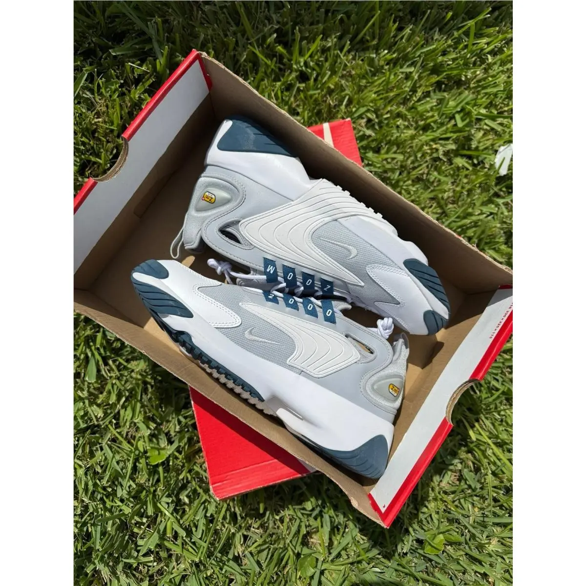 Nike shoes - white / gray 7