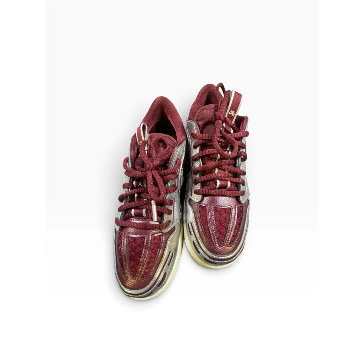 Nike shoes - Nike Air Jordan 1 - Air - HQ2186-600 - Dark Team Red: Metallic Silver: Coconut Milk 2