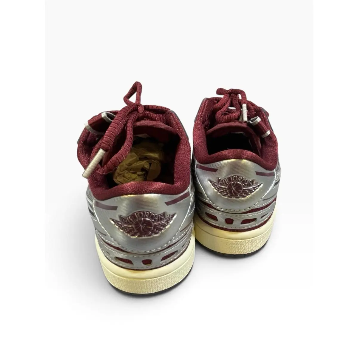 Nike shoes - Nike Air Jordan 1 - Air - HQ2186-600 - Dark Team Red: Metallic Silver: Coconut Milk 4