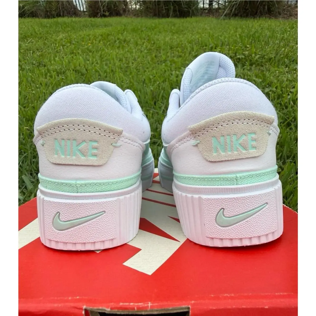 Nike shoes - Nike Court Legacy - Court Legacy - white / green 3