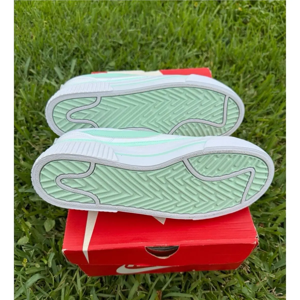 Nike shoes - Nike Court Legacy - Court Legacy - white / green 4