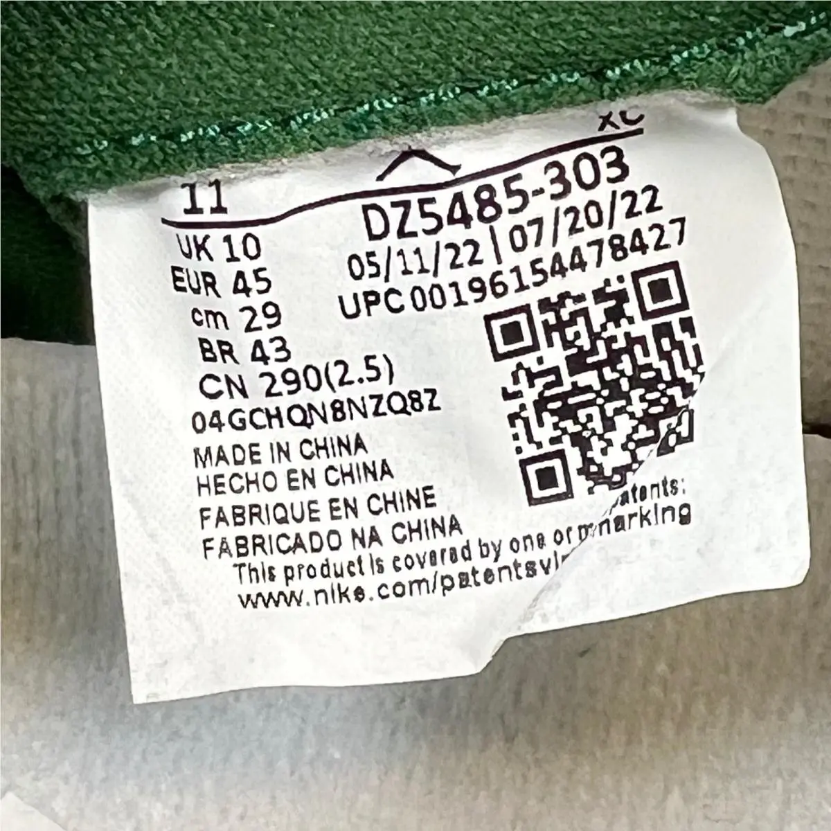 Nike shoes - Jordan 1 Retro High OG Gorge Green - Green 5