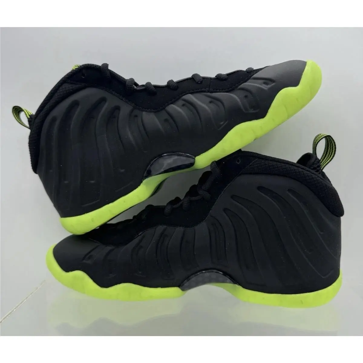 Nike Little Posite One Black Volt HF0977-001 Youth GS Size 6Y
