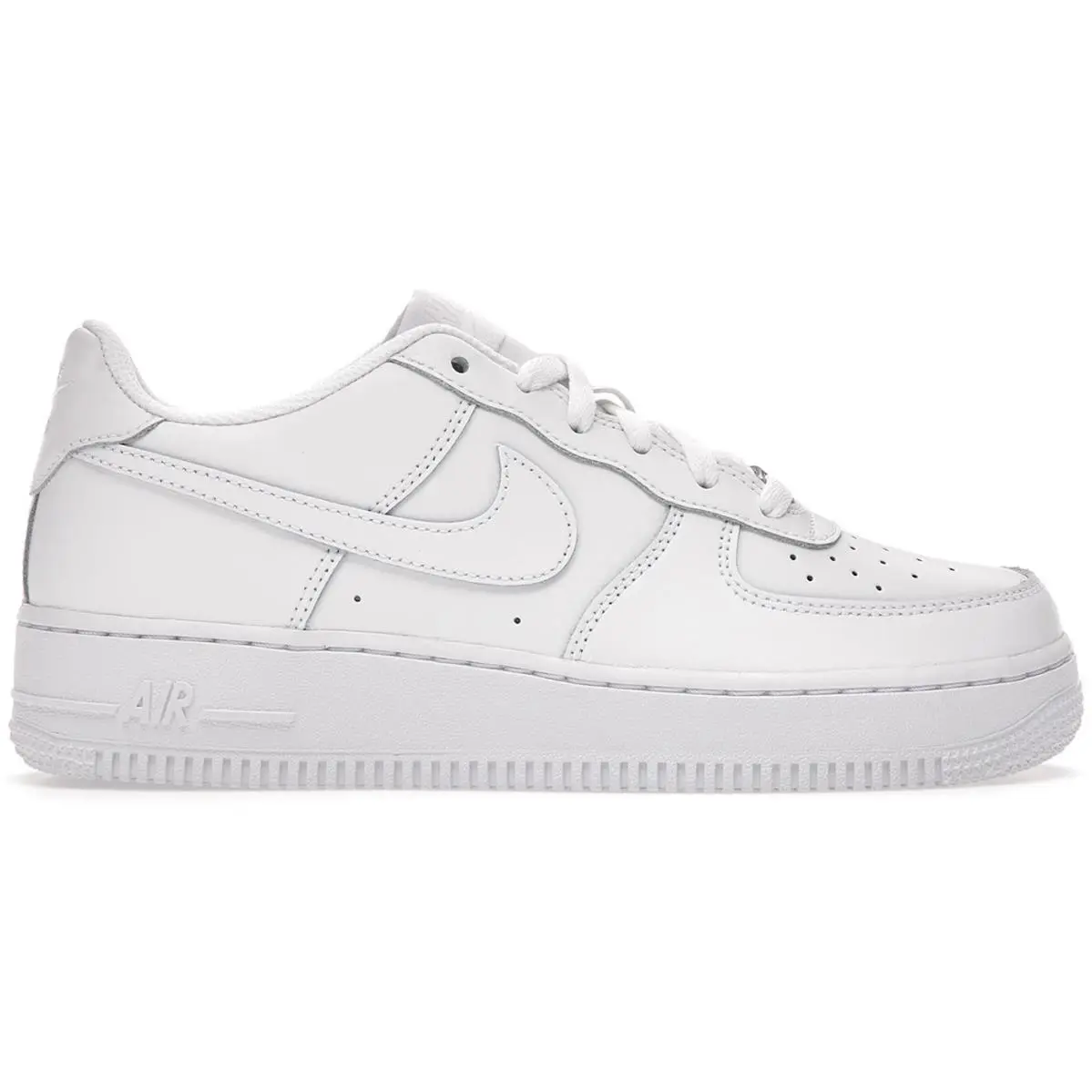 Size 4.5Y  Air Force 1 Low LE Triple White GS by Nike