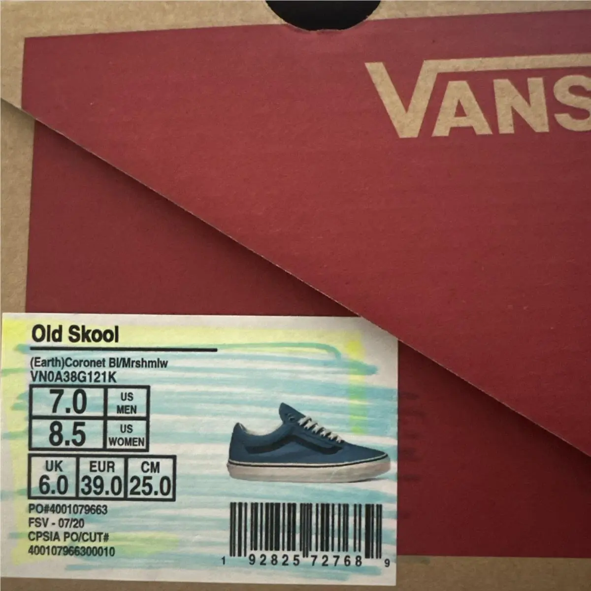 Vans shoes - VANS Old Skool - Old Skool - Blue 5