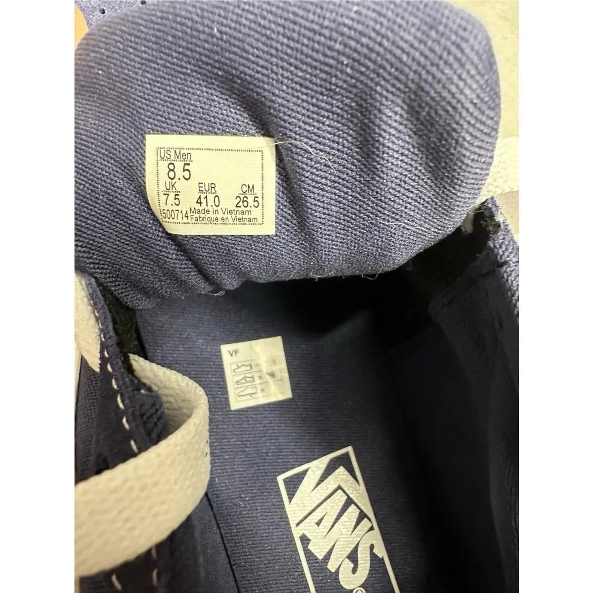 Vans shoes - van `s - van - Blue, White (UPC: 0198266323978) 6