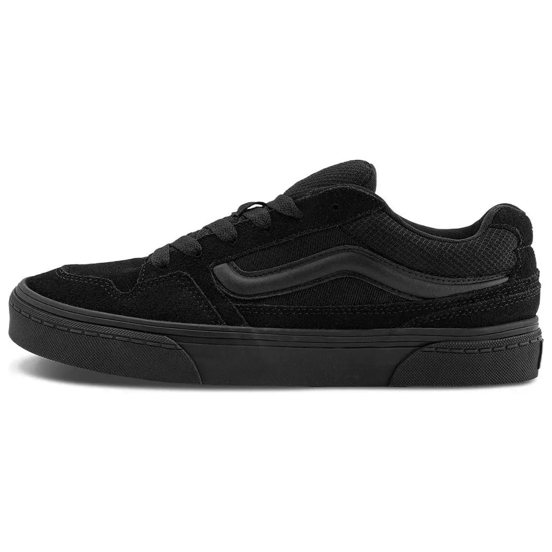 Vans Caldrone Low Top Skateboard Shoes Mens Black VN000CXZBKA Size 11.5