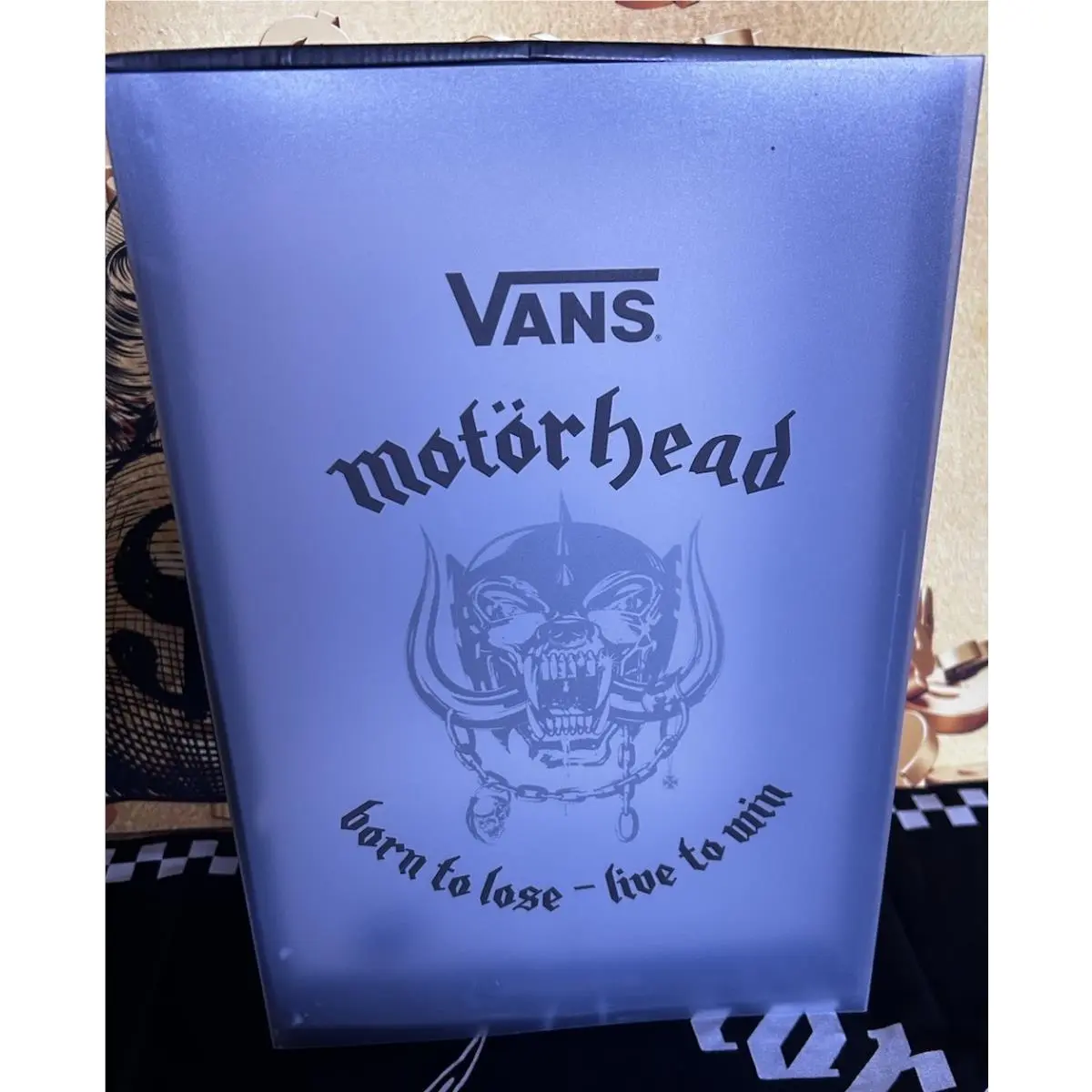 Vans shoes - VANS Motorhead x Rowley - Motorhead Rowley - VN0005V7BKA - Black, Manufacturer: Black/Black 8