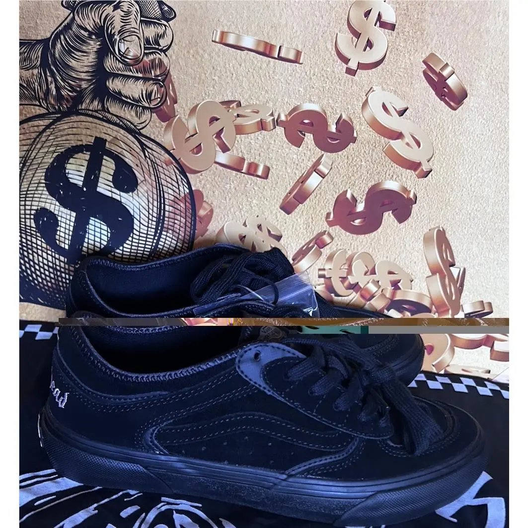 Vans shoes - VANS Motorhead x Rowley - Motorhead Rowley - VN0005V7BKA - Black, Manufacturer: Black/Black 0