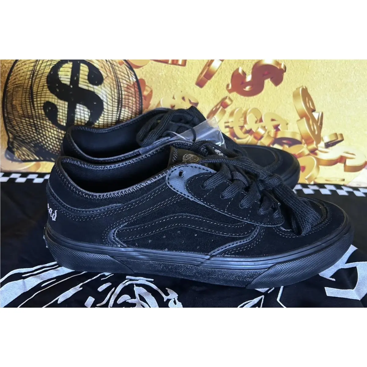 Vans shoes - VANS Motorhead x Rowley - Motorhead Rowley - VN0005V7BKA - Black, Manufacturer: Black/Black 1