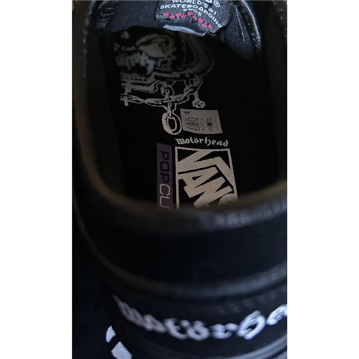 Vans shoes - VANS Motorhead x Rowley - Motorhead Rowley - VN0005V7BKA - Black, Manufacturer: Black/Black 5