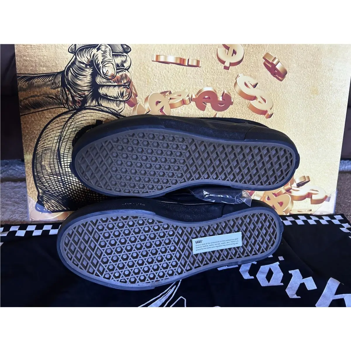 Vans shoes - VANS Motorhead x Rowley - Motorhead Rowley - VN0005V7BKA - Black, Manufacturer: Black/Black 7