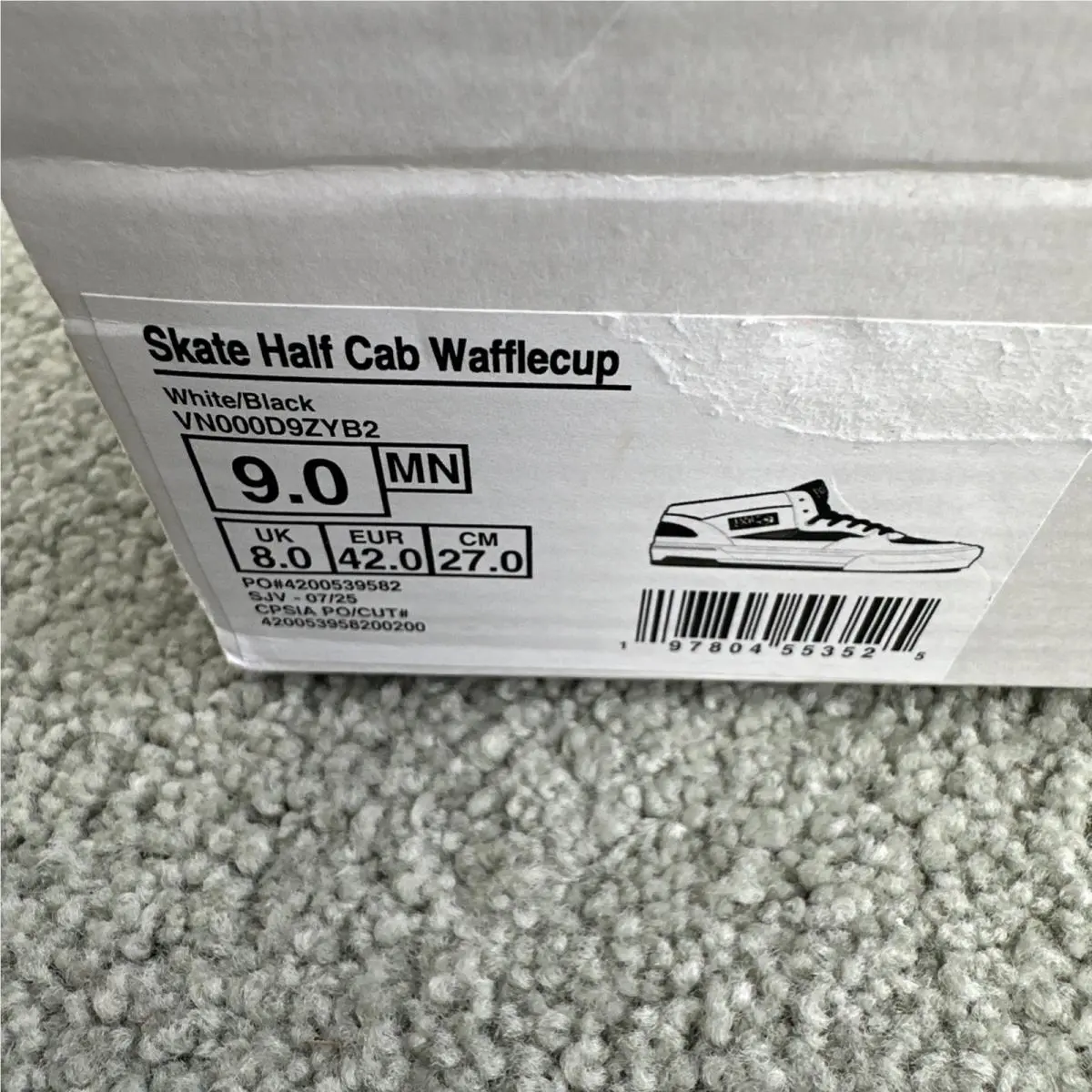 Vans shoes - VANS Half Cab - Half Cab - VN000D9ZYB2 - Ivory 8