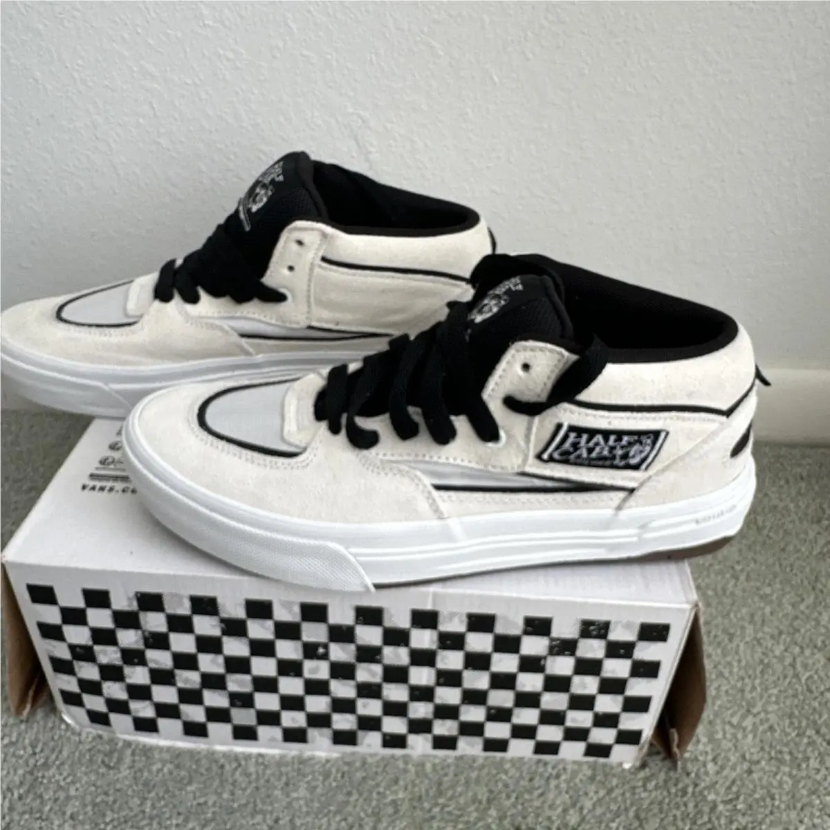 Vans shoes - VANS Half Cab - Half Cab - VN000D9ZYB2 - Ivory 2