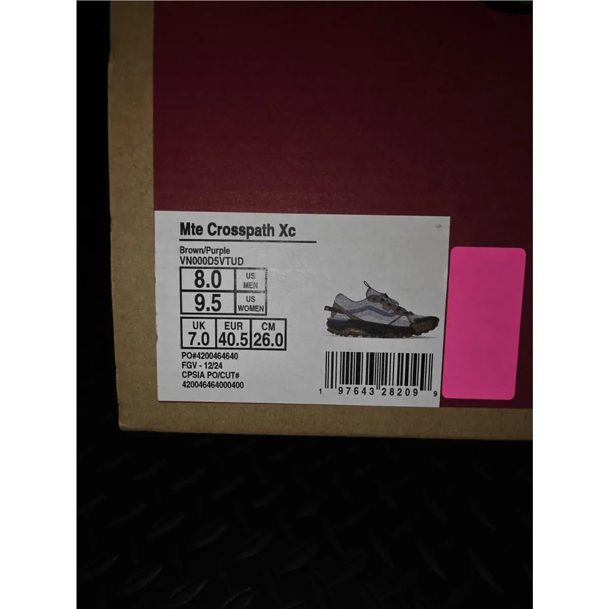 Vans shoes - VANS Crosspath - Crosspath - VN000D5VTUD - Purple 5
